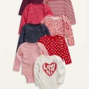Long Sleeve Onesies/Bodysuits! Gently Worn, excellent condition! 100% Cotton!
